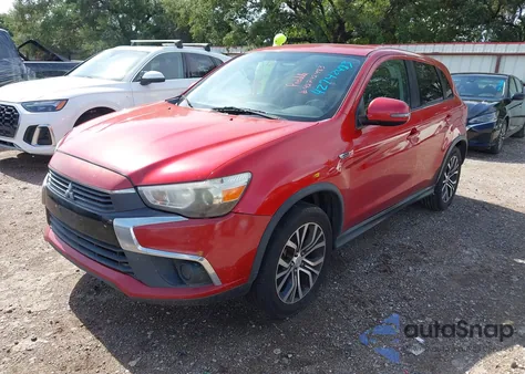 2016 Mitsubishi Outlander Sport 2.0 Es из США, поврежденный, VIN JA4AP3AU8GZ040958
